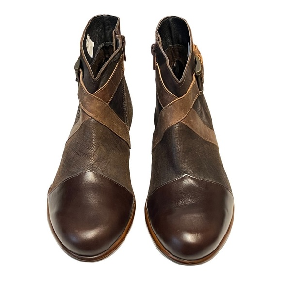 Naot Boreas Ankle Boot Walnut/Mine Brown/Saddle Leather Boots EU 37 - Picture 2 of 5